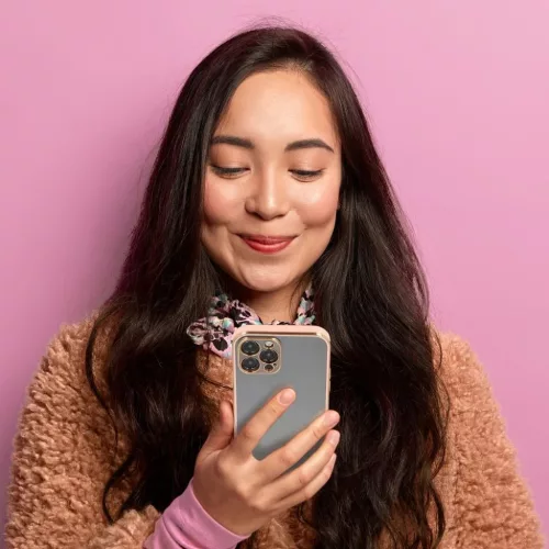 iPhone 14 Pro Max Forcell Lux tok rózsaszín