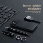 iPhone 14 Plus Nillkin Qin Pro bőr szövet flip tok szürke