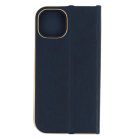 iPhone 14 Plus Book fliptok kerettel sötétkék