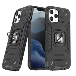   iPhone 14 Pro Max Ring Armor Wozinsky tok kihajtható támasszal fekete