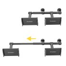 Wozinsky fejtámlára rögzíthető dupla telefontartó, tablettartó (WTHBK1)