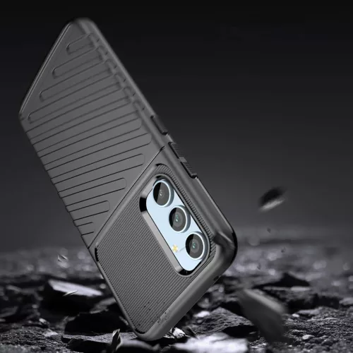 Samsung Galaxy A54 5G Thunder fokozott védelmet biztosító flexibilis TPU tok kék