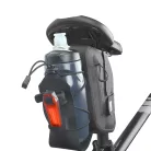 Biciklitáska / kerékpártáska cipzárral 1,5L fekete (SAHOO 132038)