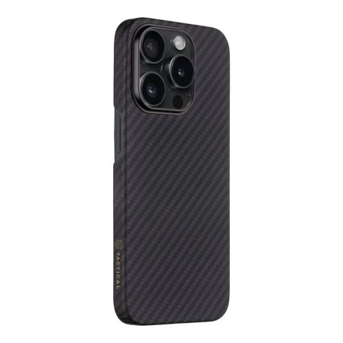 iPhone 15 Pro Max Fekete Tactical MagForce Aramid tok MagSafe kompatibilis