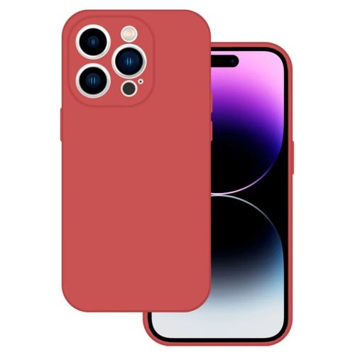 Tel Protect Silicone Premium tok iPhone 15 Pro Max korall