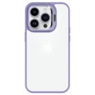 Tel Protect kitámasztós tok + kamera üvegfólia iPhone 12 Pro Max-hoz világoslila