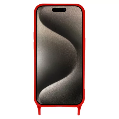Pántos szilikon tok iPhone 13 Pro Max design 2 piros
