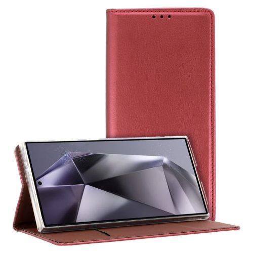 Smart Magneto tok Xiaomi Redmi Note 12 Pro Plus burgundy