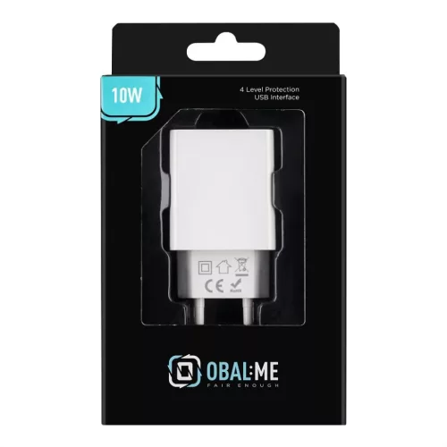 OBAL:ME fali töltő USB-A 10W Fehér