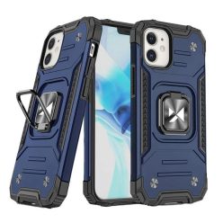 Wozinsky Ring Armor tok iPhone 14 Plus kék gyűrűs tartó