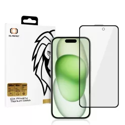 iPhone 15 Plus Privacy Titanium üvegfólia