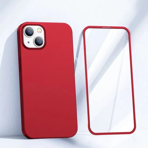 Joyroom 360 Full Case tok és üvegfólia iPhone 13-hoz piros (JR-BP927 piros)