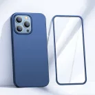 Joyroom 360 Full Case elülső és hátsó fedél iPhone 13 Pro Max + edzett üveg kijelzővédő, kék (JR-BP928 kék) tok
