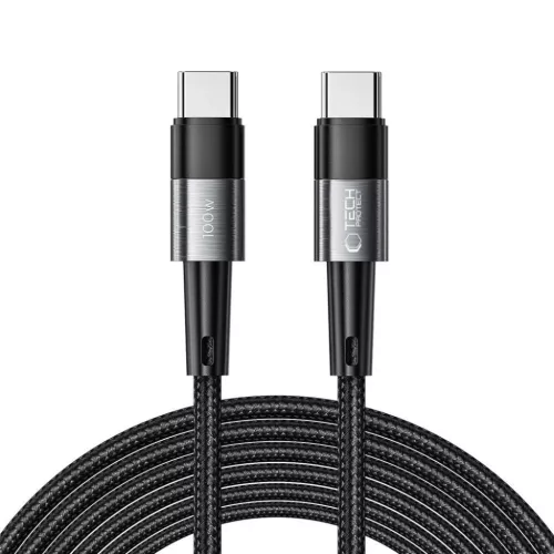 Tech-Protect UltraBoost USB-C / USB-C PD 100W 5A 3m kábel - szürke