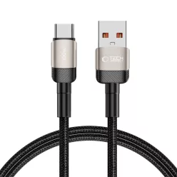   Tech-Protect UltraBoost Evo Type-C USB kábel 100W 5A 1m - titán