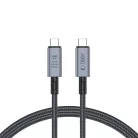 Tech-Protect UltraBoost Max USB-C 4.0 / USB-C 4.0 PD kábel 240W 8K 40Gbps 1m - szürke
