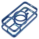 COLOR EDGE MAG COVER tok kompatibilis MagSafe technológiával IPHONE 13 Pro-hoz, tengerészkék