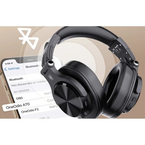 Fejhallgató TWS OneOdio Fusion A70 (fekete)