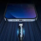 Wozinsky WUCLC1 Lightning - USB-C kábel 36W 480Mb/s 1m - fekete