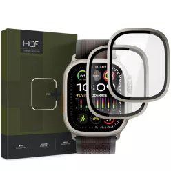   Hofi Glass Ring üvegfólia (2 darabos csomag) Apple Watch Ultra 1 / 2 / 3 (49 mm) Titanium