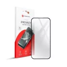 Forcell Privacy üvegfólia - iPhone 15 Pro Max fekete