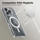 iPhone 16 Pro Tech-Protect Flexair Hybrid Magsafe Glitter tok