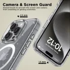 iPhone 16 Pro Tech-Protect Flexair Hybrid Magsafe Glitter tok