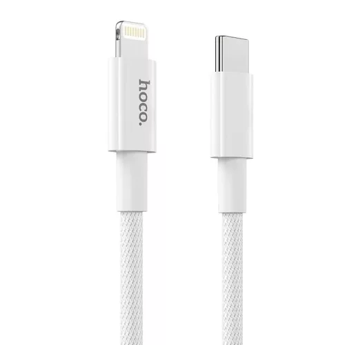 HOCO kábel Type C to Lightning PD 3A 20W X56 1 m fehér