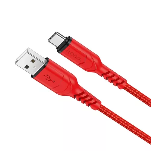 HOCO USB A to Type C QC 3A X59 1 m piros kábel