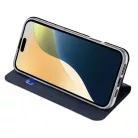 DUX DUCIS pénztárca tok SKIN PRO iPhone 16 Plus kék tok