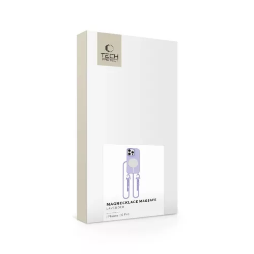 Tech-protect Magnecklace Magsafe Iphone 16 Pro Lavender Tok