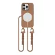 TECH-PROTECT MAGNECKLACE MAGSAFE IPHONE 16 PRO csokoládé barna tok
