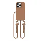 TECH-PROTECT MAGNECKLACE MAGSAFE IPHONE 16 PRO csokoládé barna tok