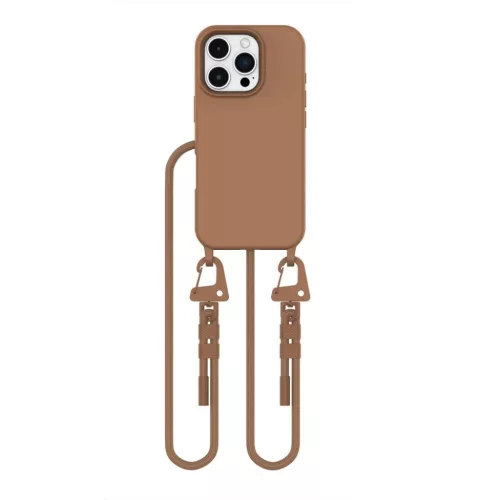 TECH-PROTECT MAGNECKLACE MAGSAFE IPHONE 16 PRO csokoládé barna tok
