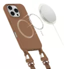 TECH-PROTECT MAGNECKLACE MAGSAFE IPHONE 16 PRO csokoládé barna tok