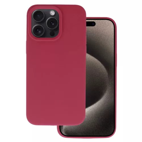 Silicone Lite tok iPhone 16 Pro burgundy