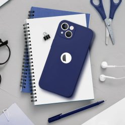 SOFT tok IPHONE 15 Pro Max sötétkék tok