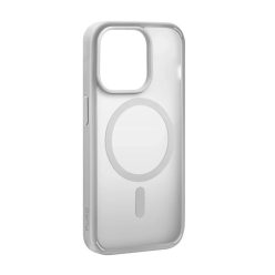   Puro tok TPU-ból integrált mágnesekkel és színátmenetes hatással 'GRADIENT' iPhone 15 Pro Max készülékhez, ezüst szín