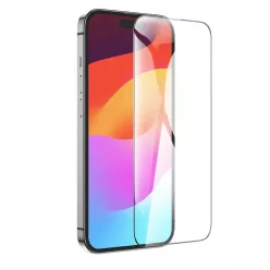   HOCO edzett üveg HD 5D Guardian shield (SET 10in1) - iPhone 15 Pro fekete üvegfólia