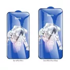 HOCO edzett üveg HD 5D Guardian shield (SET 10in1) - iPhone 15 Pro fekete üvegfólia