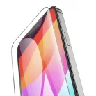 HOCO edzett üveg HD 5D Guardian shield (SET 10in1) - iPhone 15 Pro fekete üvegfólia