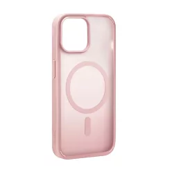   Puro TPU tok integrált mágnesekkel és színátmenetes hatással 'GRADIENT' iPhone 15 Plus-hoz, rózsaszín tok