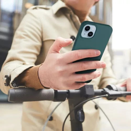 MATT tok iPhone 13 Pro Max sötétzöld tok