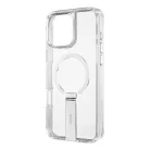 Uniq Eleva tok Vertica állvánnyal iPhone 16 Pro 6.3" átlátszó/lucent clear tok