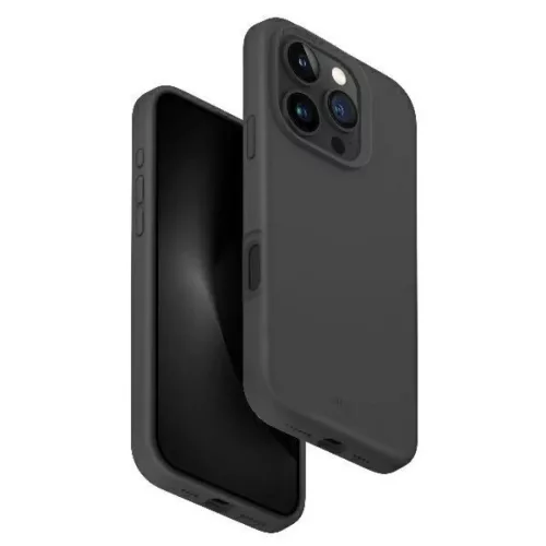 Uniq Lino Hue iPhone 16 Pro 6.3" Magclick töltőtok szürke/charcoal szürke tok