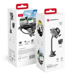   FORCELL autós telefontartó - RENDSZERES íves 17 cm-es karral