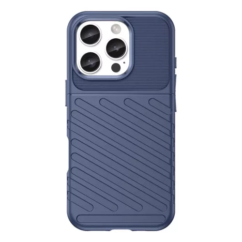 Thunder Case iPhone 16 Pro szilikon tok - Kék tok