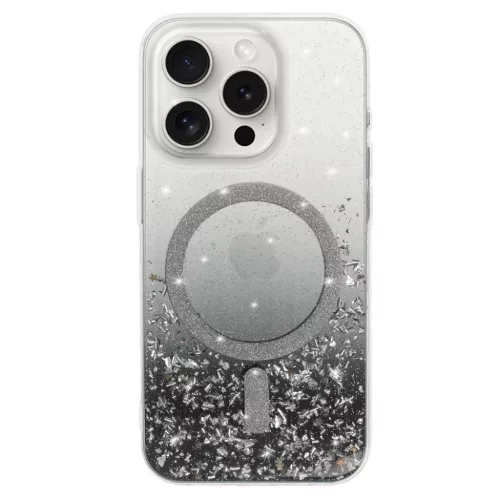 Tel Protect Moonlite Magsafe iPhone 16 Pro tok fekete átlátszó