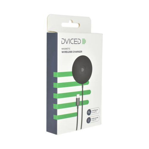 Dviced mágneses vezeték nélküli töltő - fekete