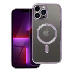   ELEKTRO MÁGNES VÉDŐ tok, MagSafe-kompatibilis iPhone 13 Pro Max, mélylila